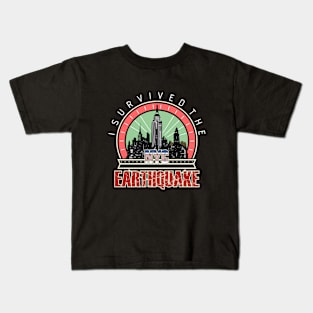 I Survived The Nyc Earthquake Kids T-Shirt